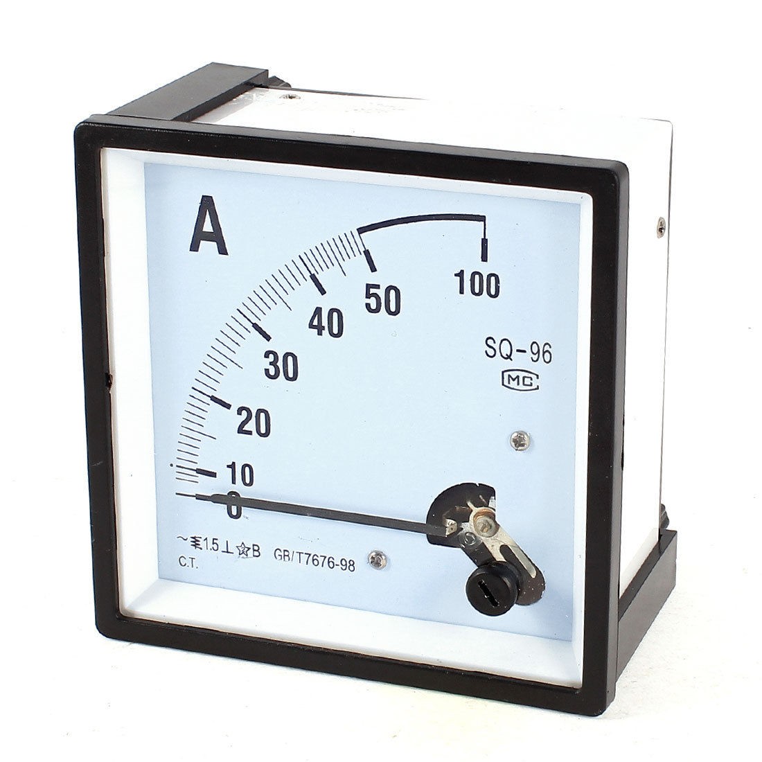 AC 0-50A Measuring Range Panel Mounting Ammeter Ampere Meter SQ-96 96mm x 96mm