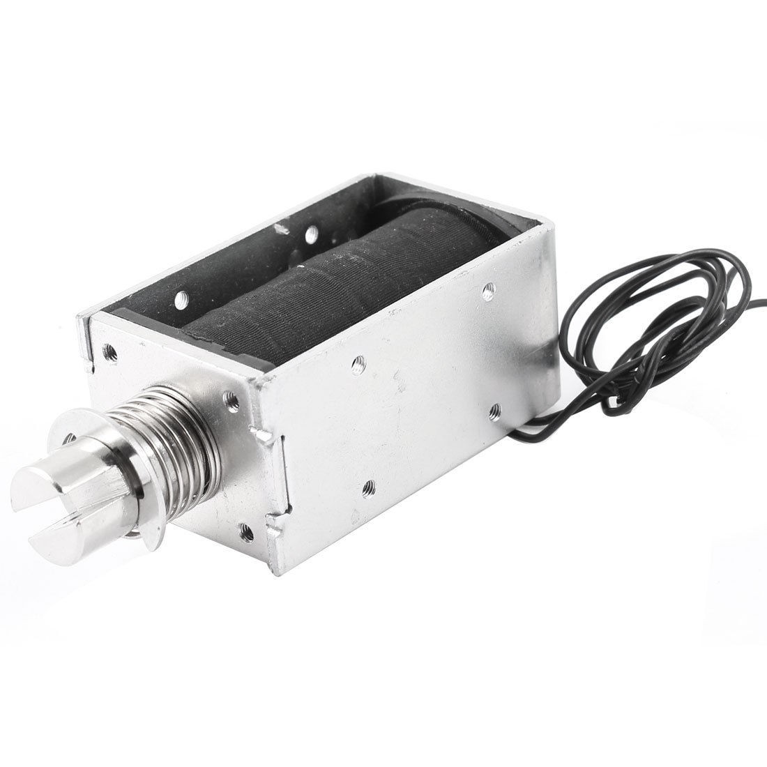 5mm/1Kg 10mm/0.4Kg 12.79W Power Push Pull Type Solenoid Electromagnet DC 24V