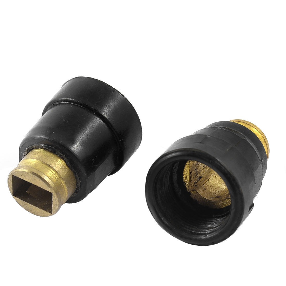 11mm x 7mm Rectangle Hole Carbon Brush Holder Cap Cover 2 Pcs for Hitachi 100