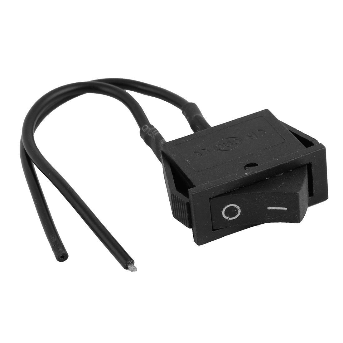 AC 250V/16A 125V/20A 2-Wired SPST On/Off Rocker Boat Switch for Car