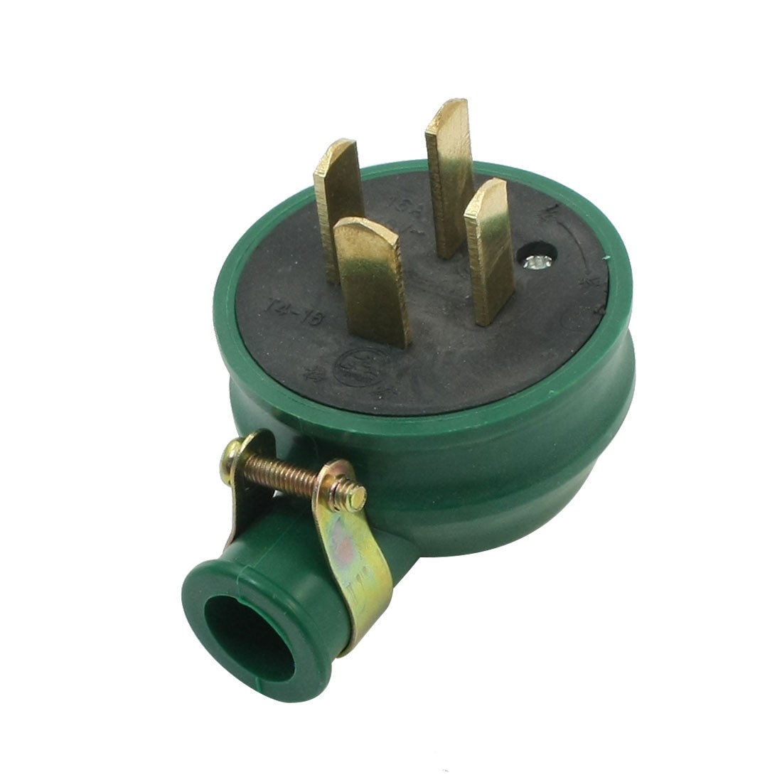 16A AC 440V 3 Phase 4 Wire 3P4W Cable Connector Industrial Plug Green