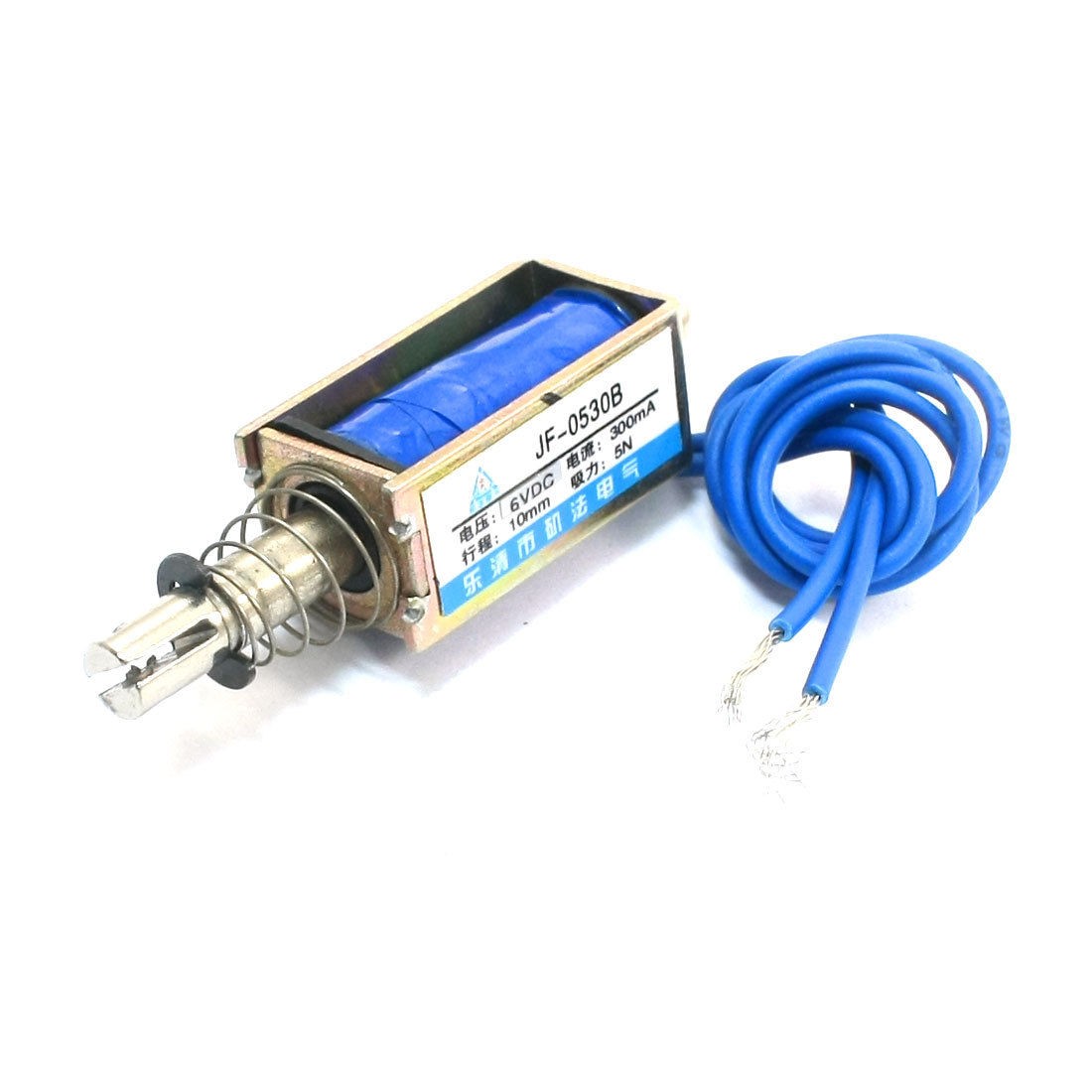 JF-0530B DC6V 300mA 5N/10mm Pull Push Type Solenoid Electromagnet
