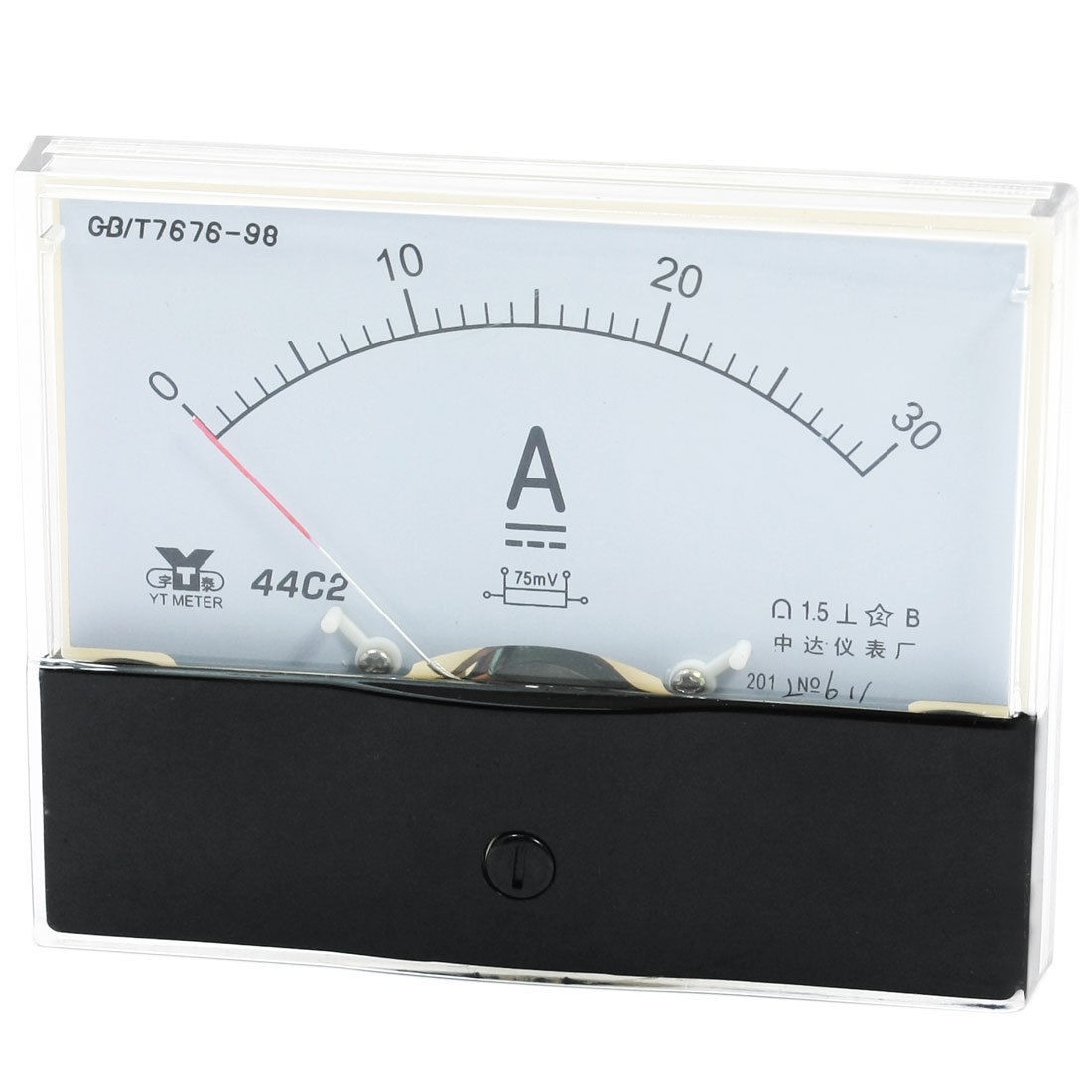 Measurement Tool Analog Panel Ammeter Gauge DC 0 - 30A Measuring Range