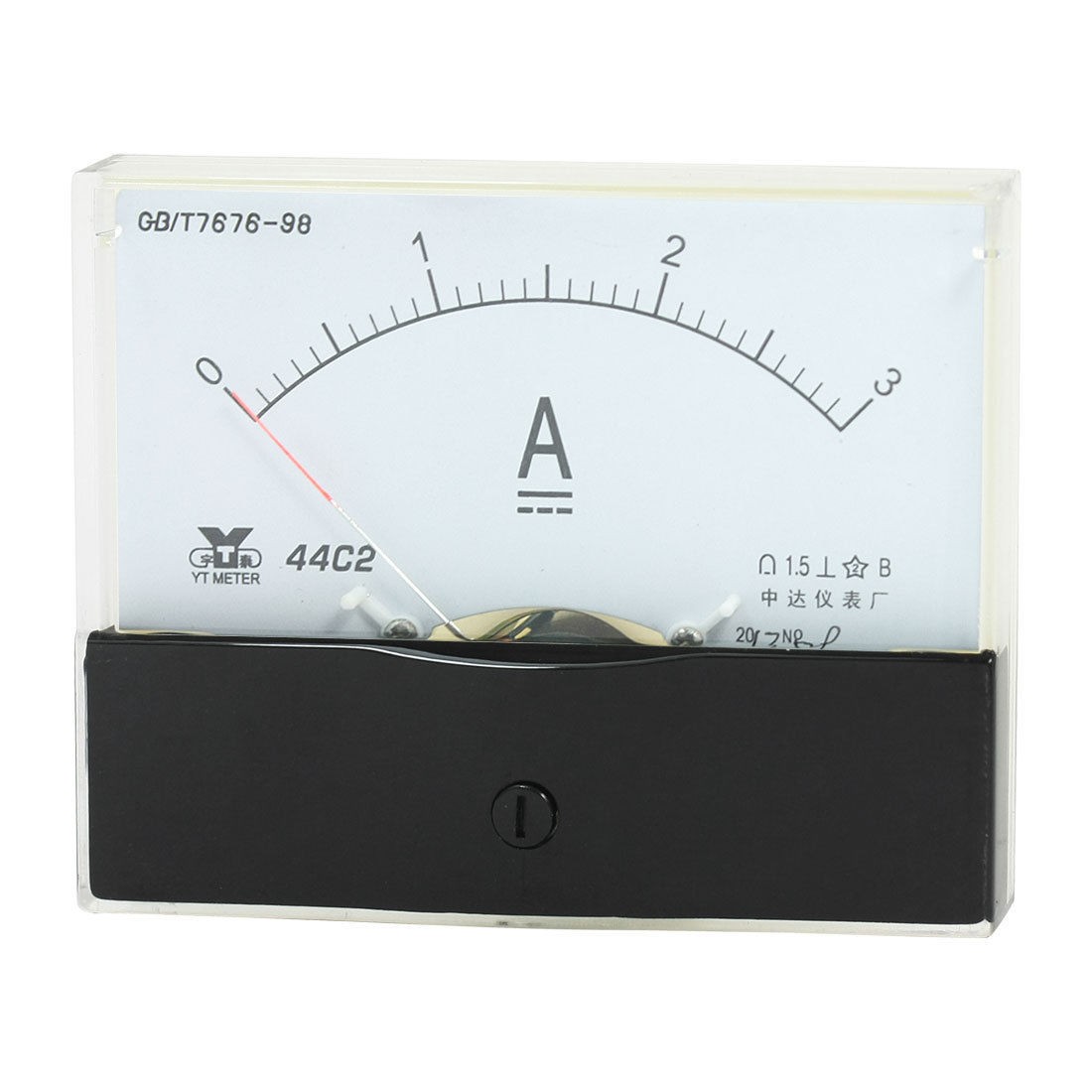 Measurement Tool Analog Panel Ammeter Gauge DC 0 - 3A Measuring Range