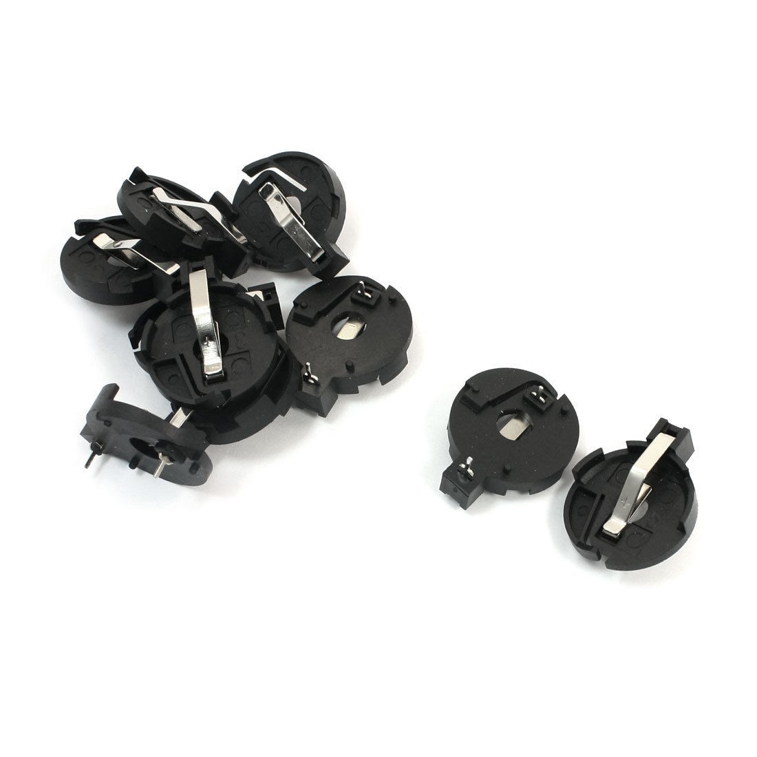 10 Pieces Coin Cell Button Battery Holder Socket Connector for CR2016/2025/20<wbr/>32