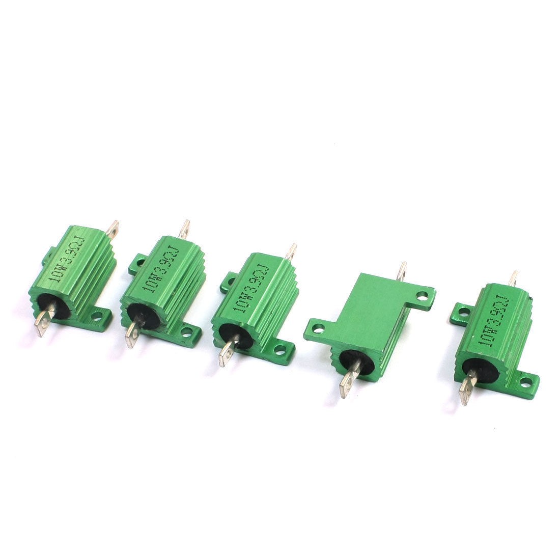 5Pcs 3.9 Ohm 5% 10W Aluminium Clad Heatsink Wirewound Power Resistors