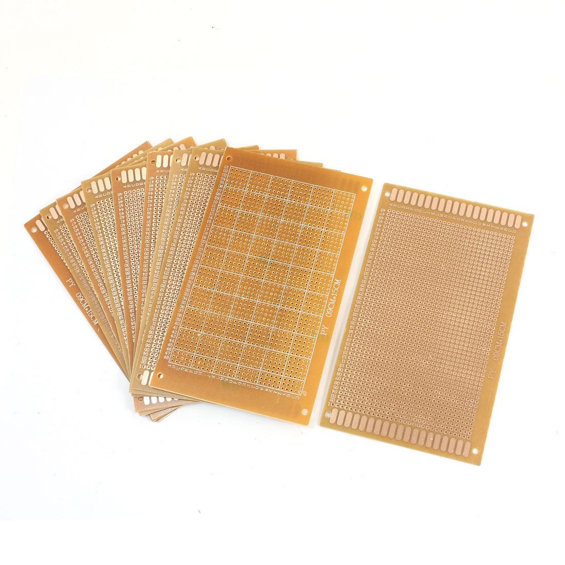 10Pcs Baklite Copper Plated Prototype PCB Board Board Veroboard 15cmx9cm