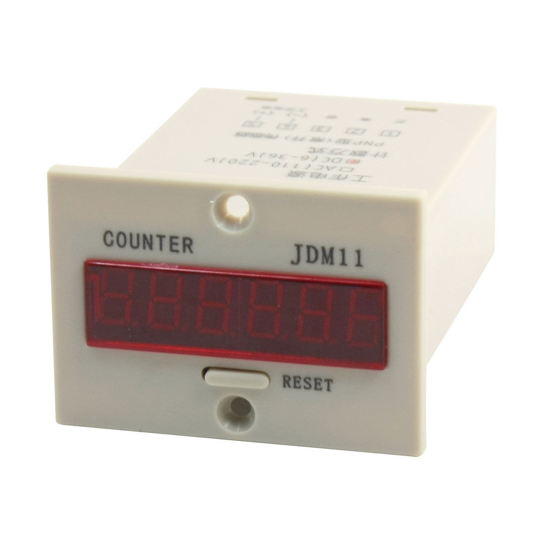 DC24V PNP Sensor Input Reset Panel Mode 6-Digit LED Display Counter