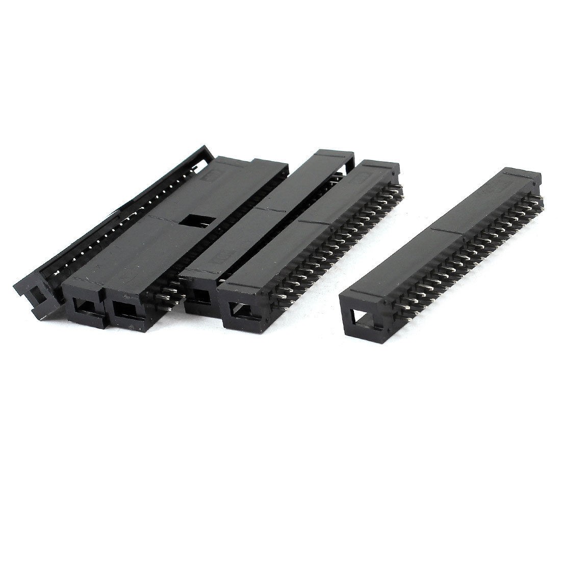 6Pcs DC3-40P 2x20 Pins 2.54mm Pitch Straight Connector Pin IDC Box Headers