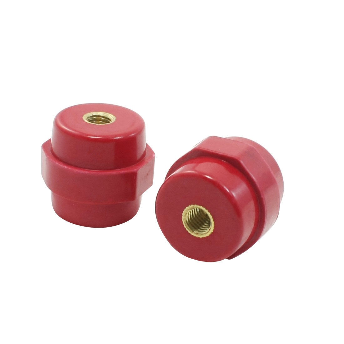 2 x SM30 0.32" 8mm Dia Female Brass Thread Bus Bar Insulator Separator
