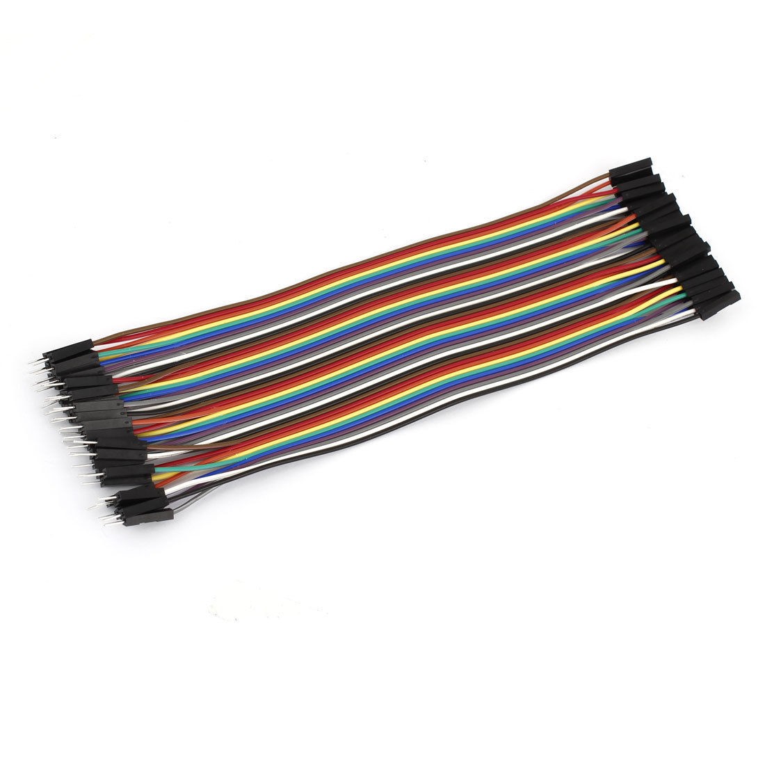 20cm 2.54mm 40 Pin Male to Female F/F Connect Jumper Wire Cable Line
