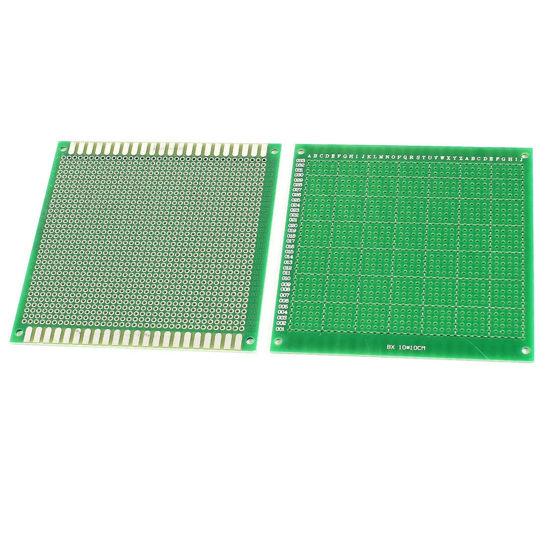 2PCS 10cm x 10cm Green FR-4 One Side Prototype Universal PCB Print Circuit Board