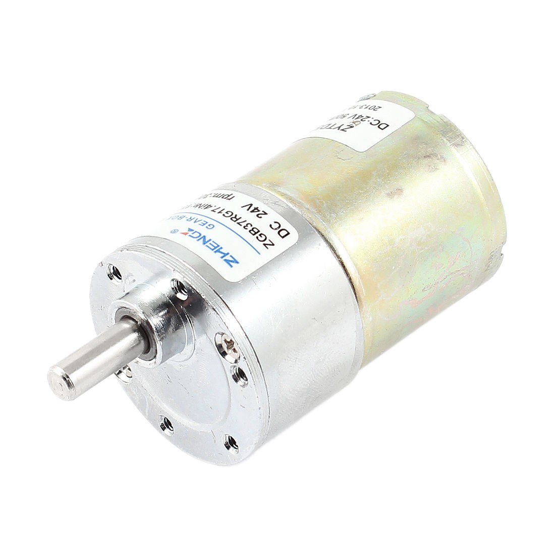DC 24V 0.33A 37mm Dia Magnetic Gear Geared Box Motor 300 RPM