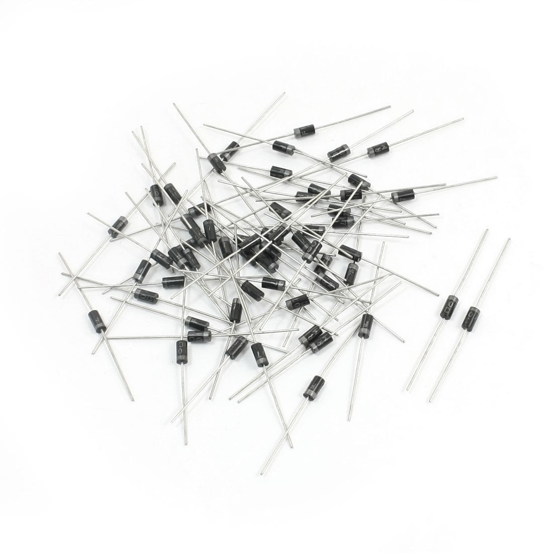 55Pcs Axial Leaded Low Drop FR107 1A 1000V Fast Recovery Rectifier