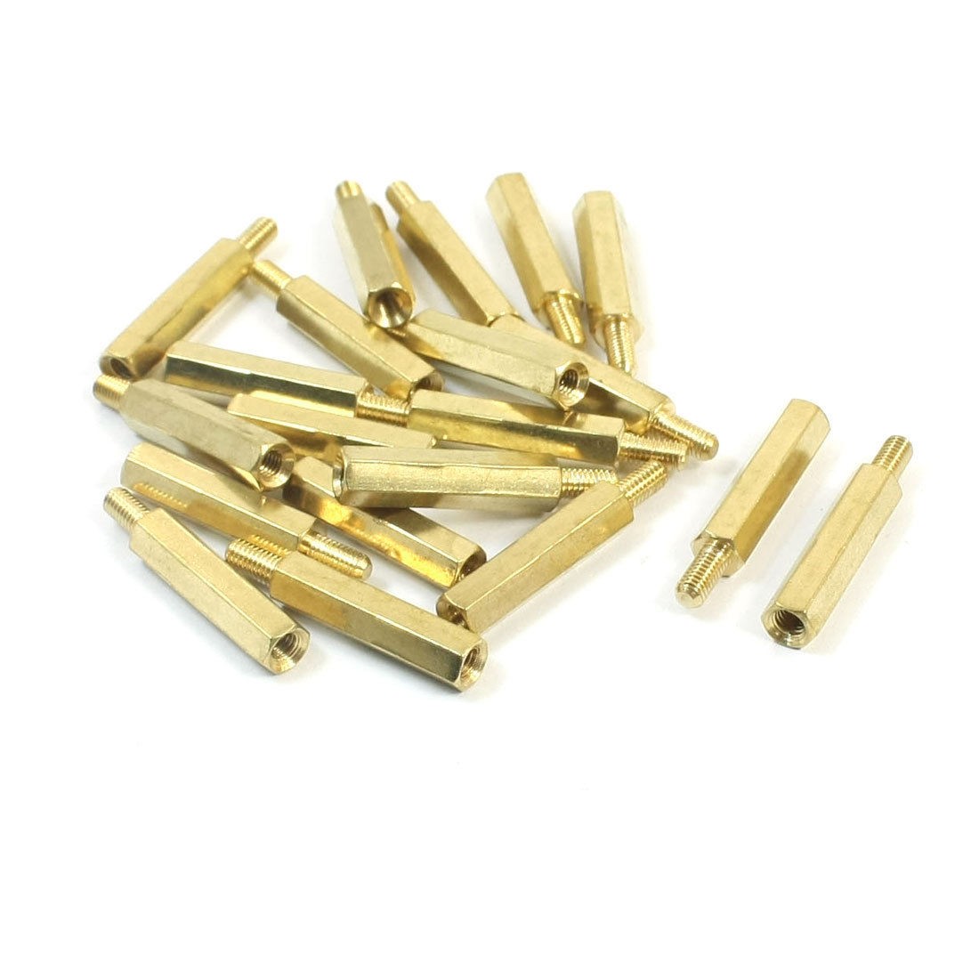 20 Pcs M3 x 20mm x 26mm Male to Female PCB Hexagonal Nut Standoff Spacer