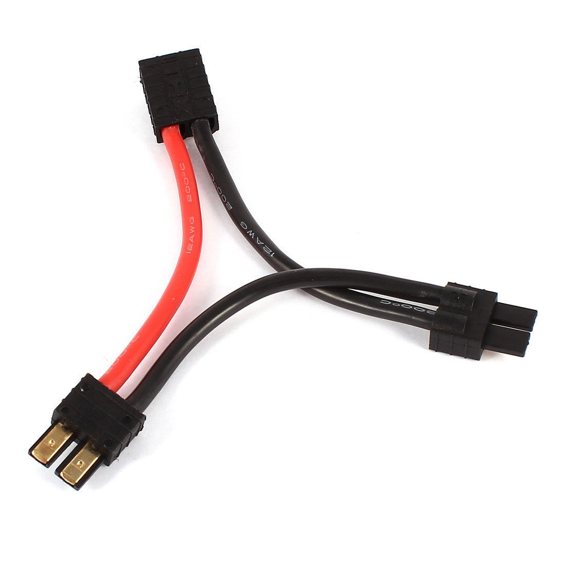 12AWG 3 Ways TRX Series Connector Adapter Wire for RC Model Toy Lipo Battery