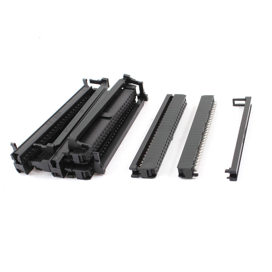 6 Pcs IDC Cable Connector FC-50P 50Pin Female Header 2.54mm Pitch