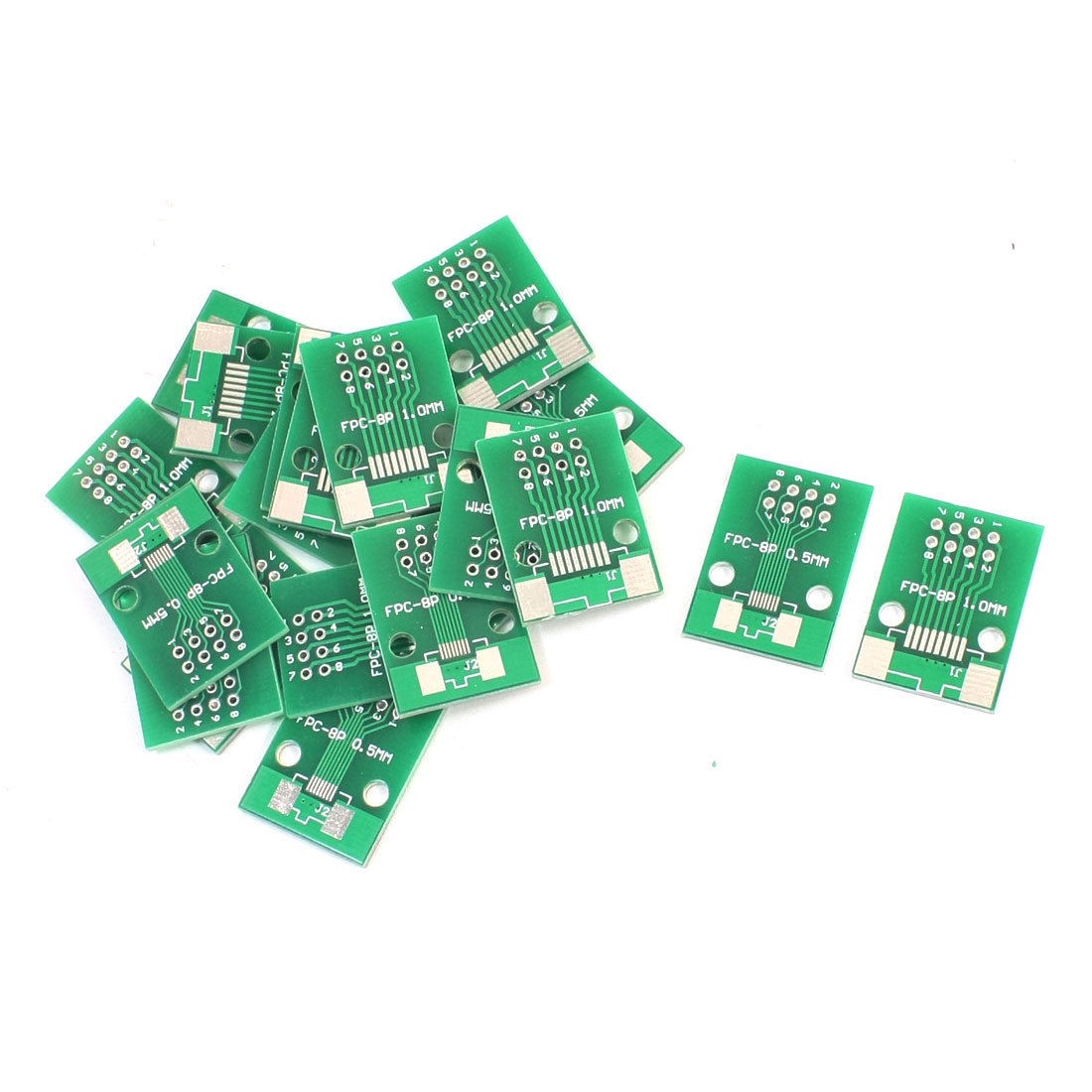 20Pcs FPC/FFC 0.5mm/1.0mm Gap 8P Flat Cable Socket Connector Adapter