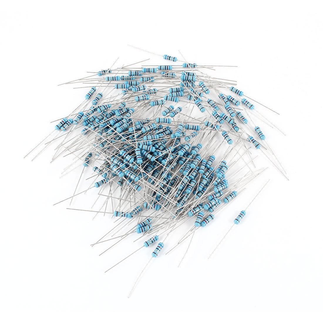 200 Pcs 62 Ohm 1W 1% Color Ring Axial Lead Type Carbon Film Resistors