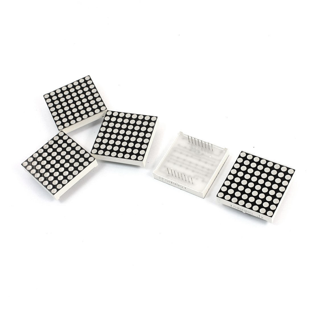 5pcs 8x8 4mm Dot Matrix Common Cathode Red LED Display Modules 1588BS