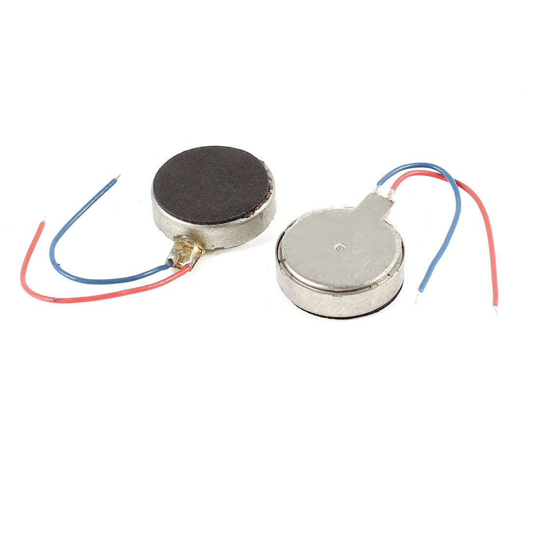 2 Pcs A1234 DC 1.5-3V Flat Button Shape Vibrating Vibration Motor for Cell Phone