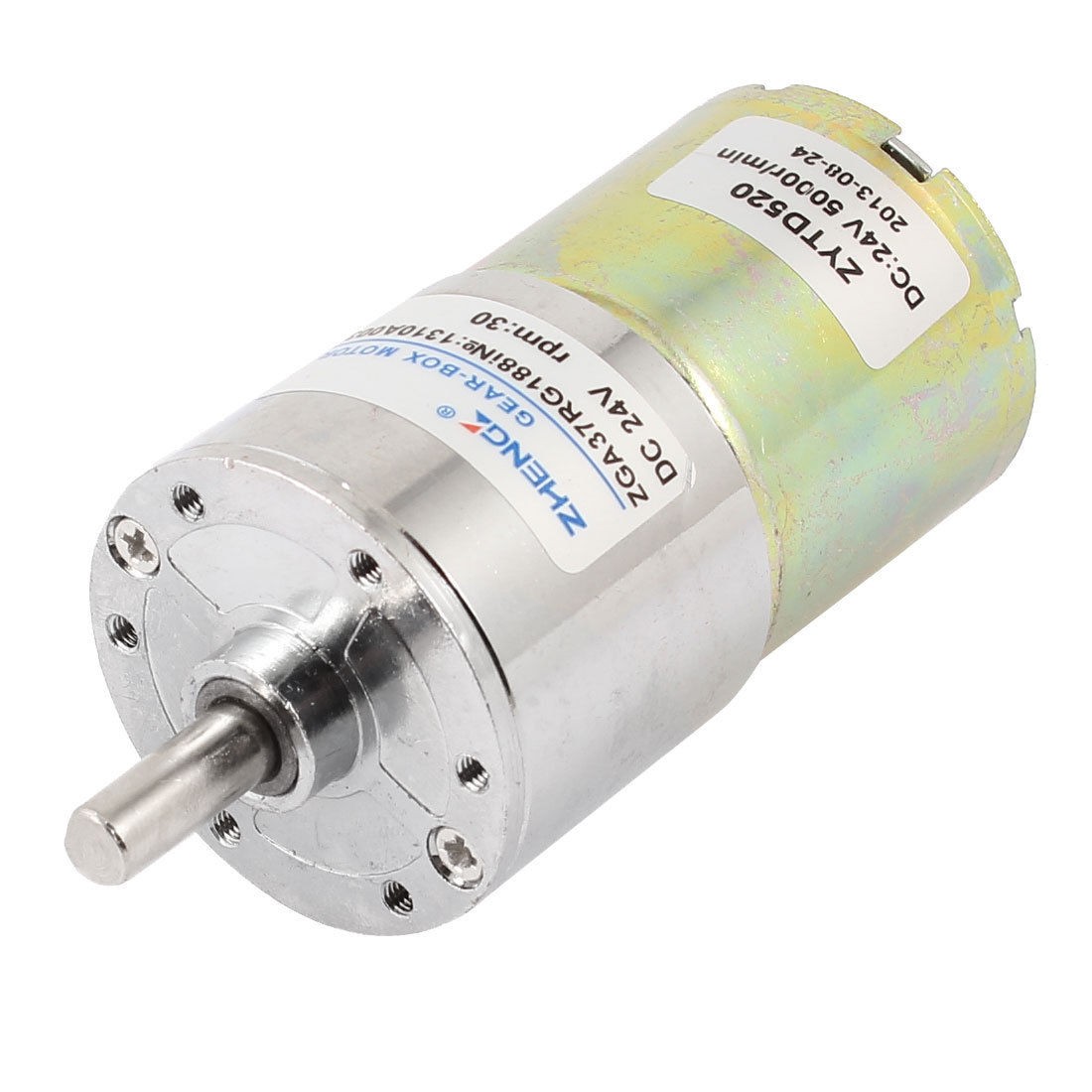 DC 24V 5000RPM Speed Magnetic Electric Gearbox Geared Motor for DIY Toys