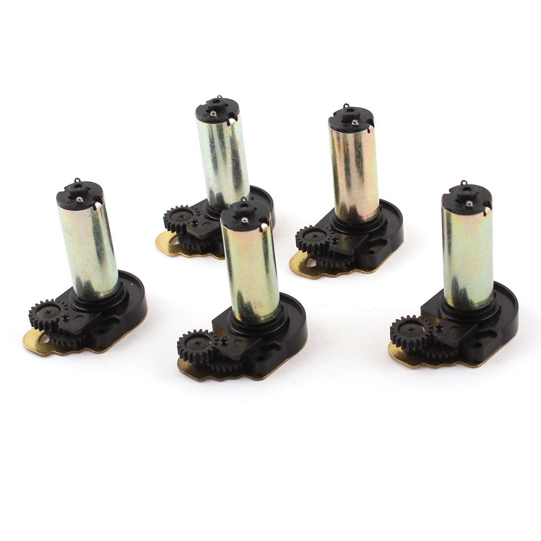 5 Pcs 1000RPM 10mm x 25mm Body Mini DC Geared Box Motor for Digital Camera