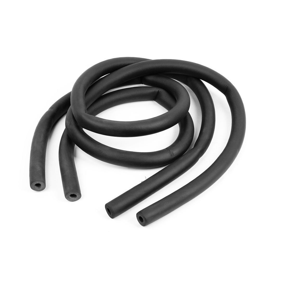 2 Pcs 1.8M Black Flexible Insulated Foam Pipe for Air Conditioner