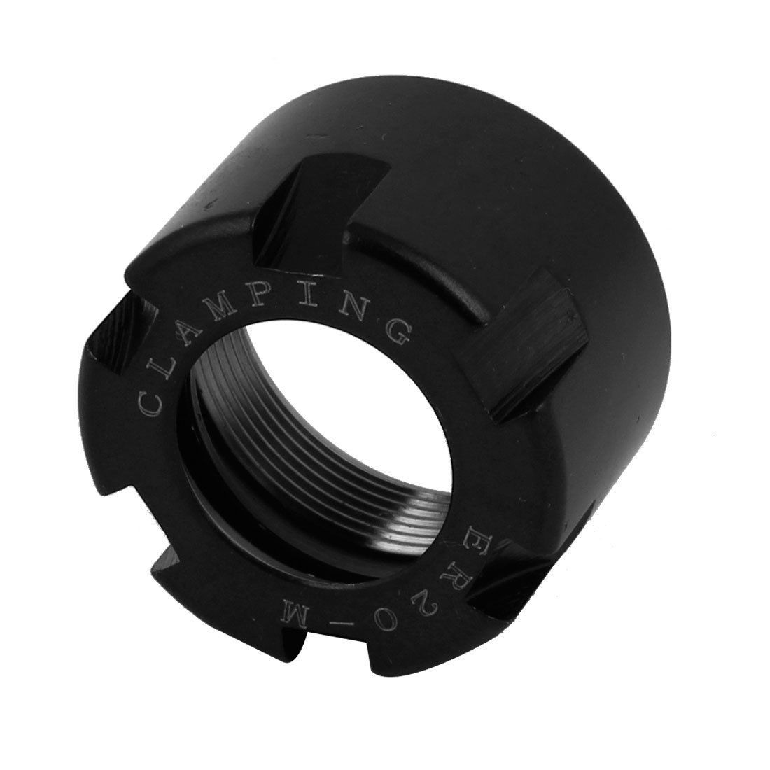 ER20-M Type Collet Clamping Nuts Black for CNC Milling Chuck Holder Lathe