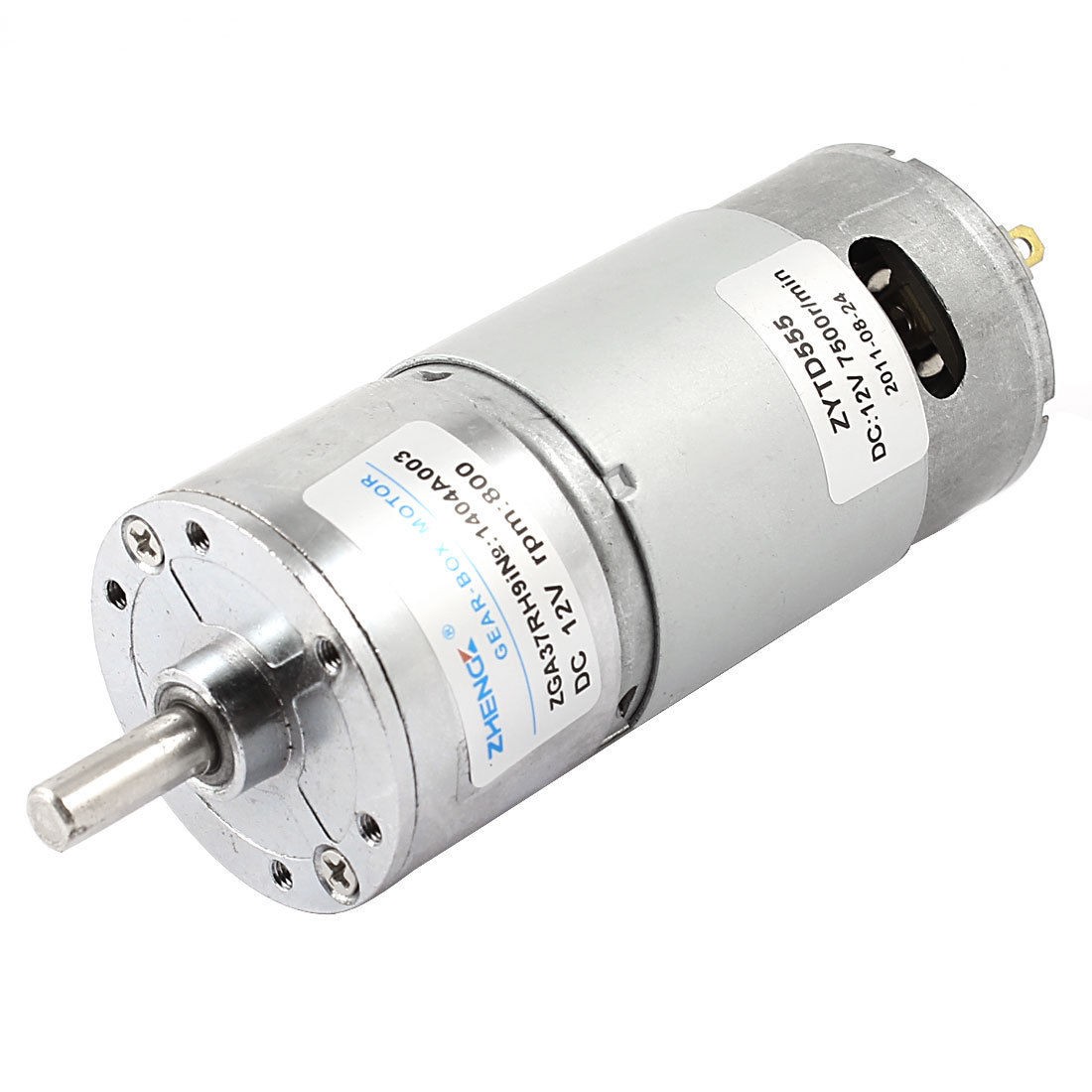 DC 12V 7500RPM 6mm Shaft Dia Speed Reduce Magnetic Electric Geared Box Motor