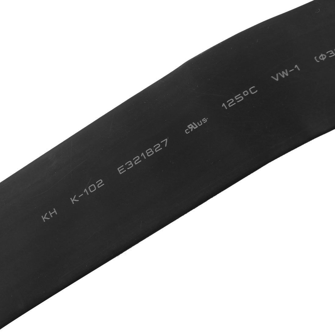 30mm Dia 1 Meters Black Polyolefin Heat Shrinking Shrinkable Tubing Tubes