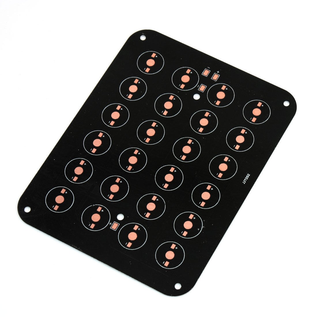 182mm x 142mm Rectangle Aluminum PCB Circuit Board for 24 x 1W/3W/5W LED