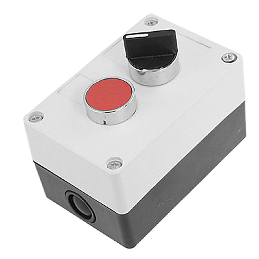 AC 400V 10A Red NC Contact Momentary Push Button Switch Station