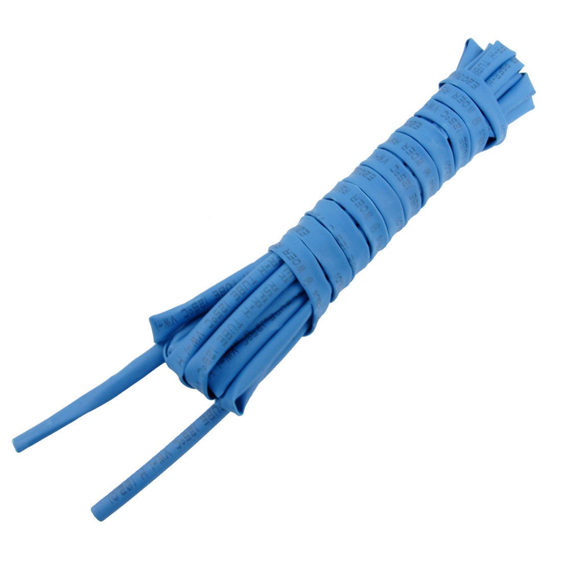 2M 6.6 Ft Long 2mm Dia. Blue Polyolefin Heat Shrinkable Tube