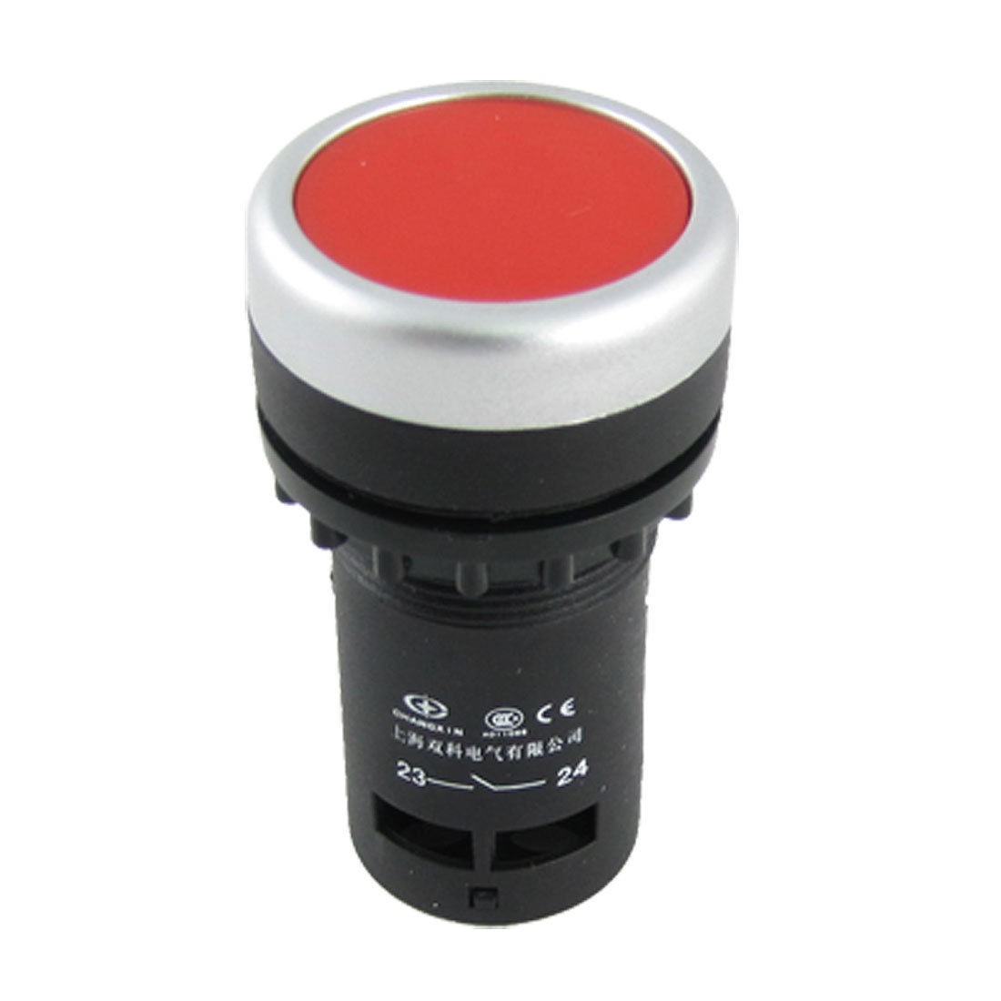 Industrial Control Red Button Common Push Switch Black