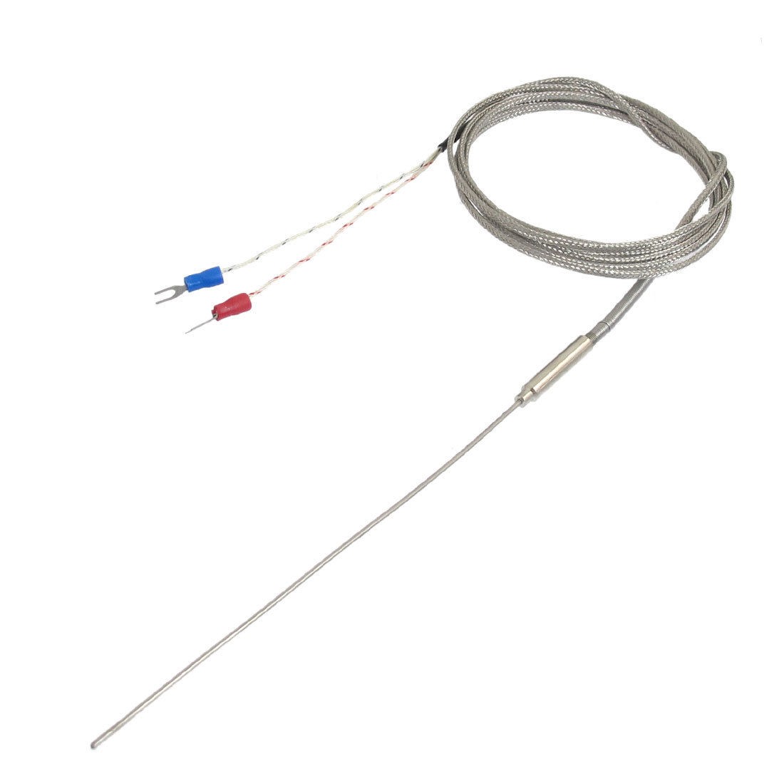 J Type 150mm x 1.5mm Temperature Controller Earth Thermocouple Probe 2M