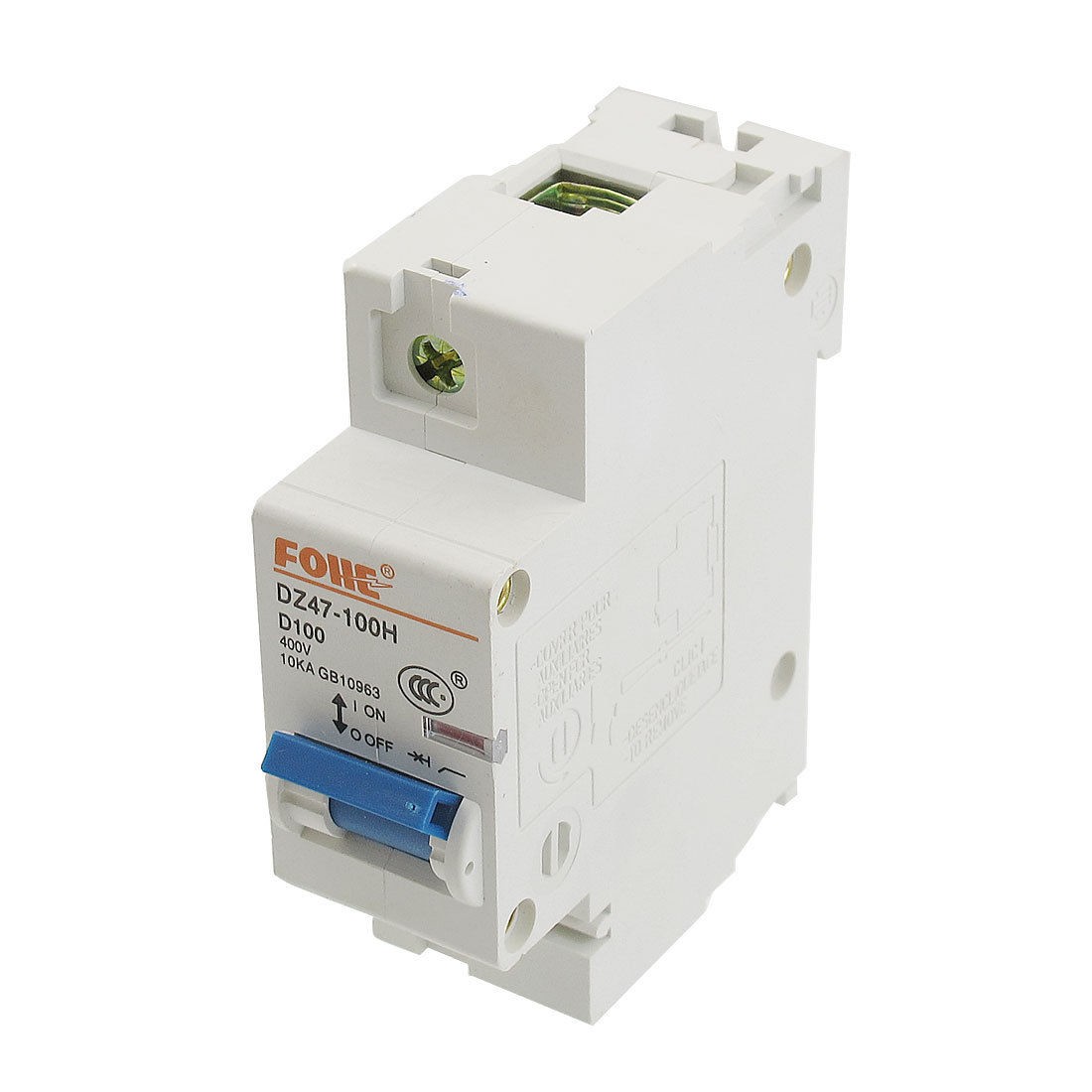 AC 400V 100A 1 Pole 1P Overload Protection Miniature Circuit Breaker
