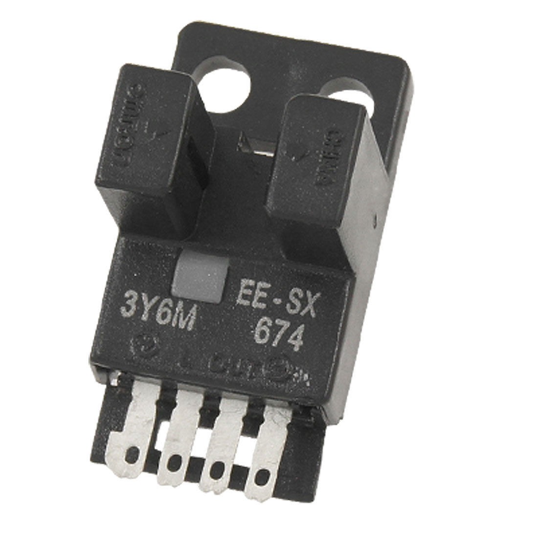 Black Plastic Micro Photo Sensor Photoelectric Switch