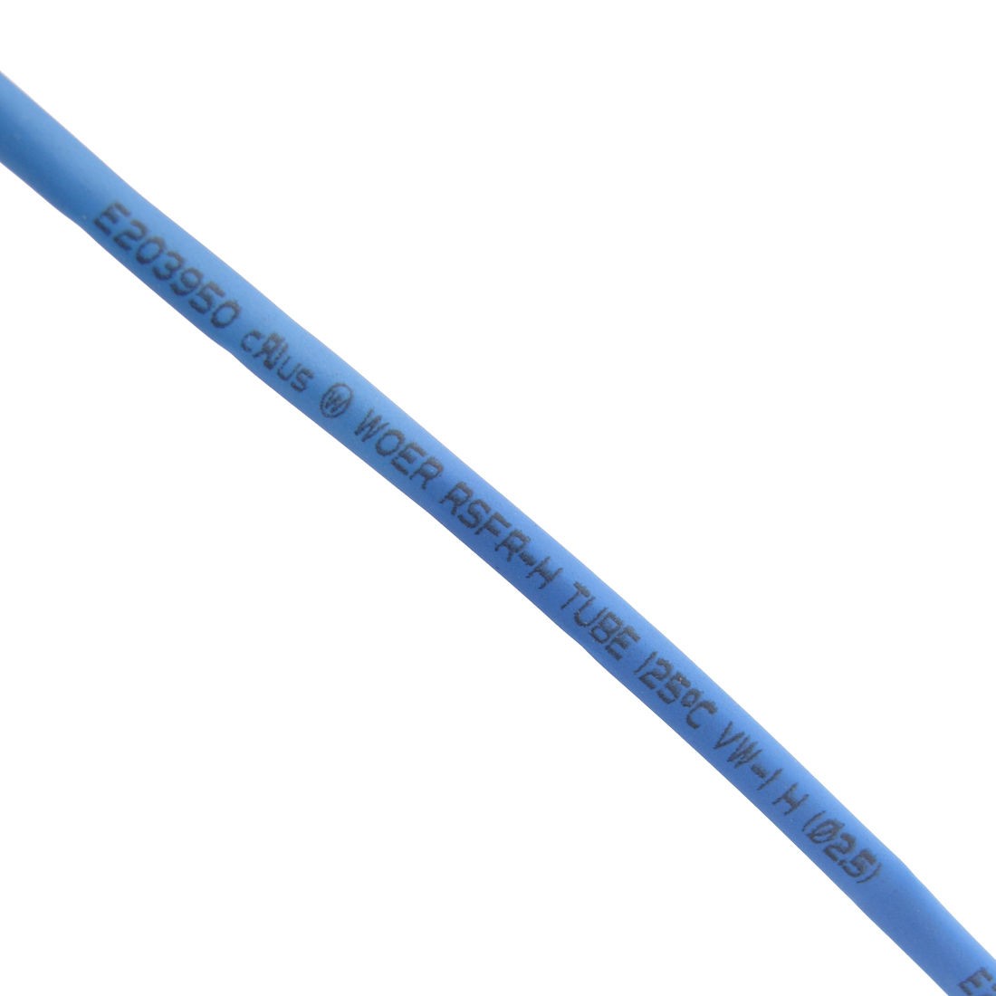 Ratio 2:1 2.5mm Dia Blue Polyolefin Heat Shrinkable Tube 6M 19.7ft