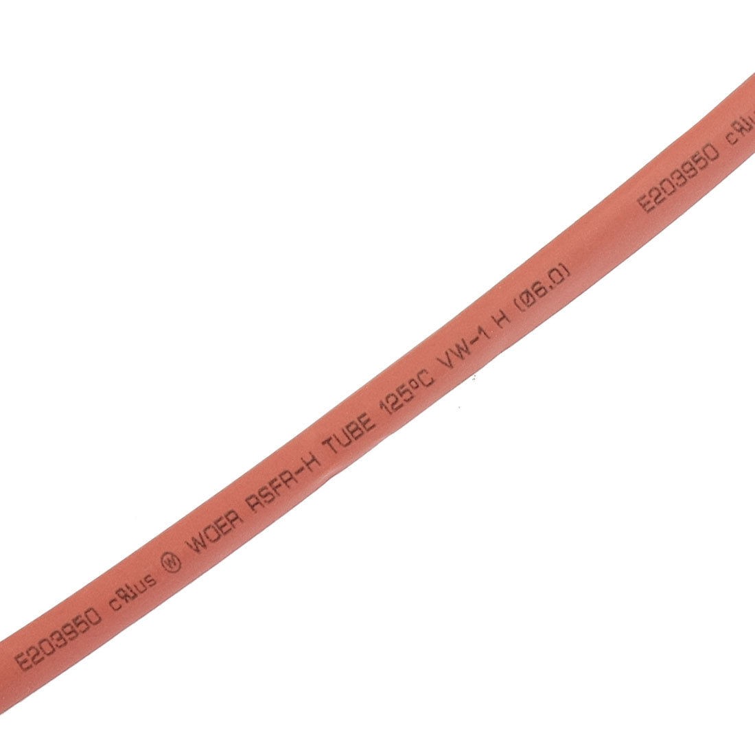 6M 19.7ft 6mm Diameter Heat Shrink Tube Shrinkable Tubing Red
