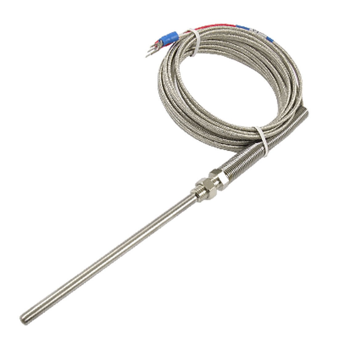 K Type Thermocouple Temperature Sensor Probe 9.8ft 3 Meters