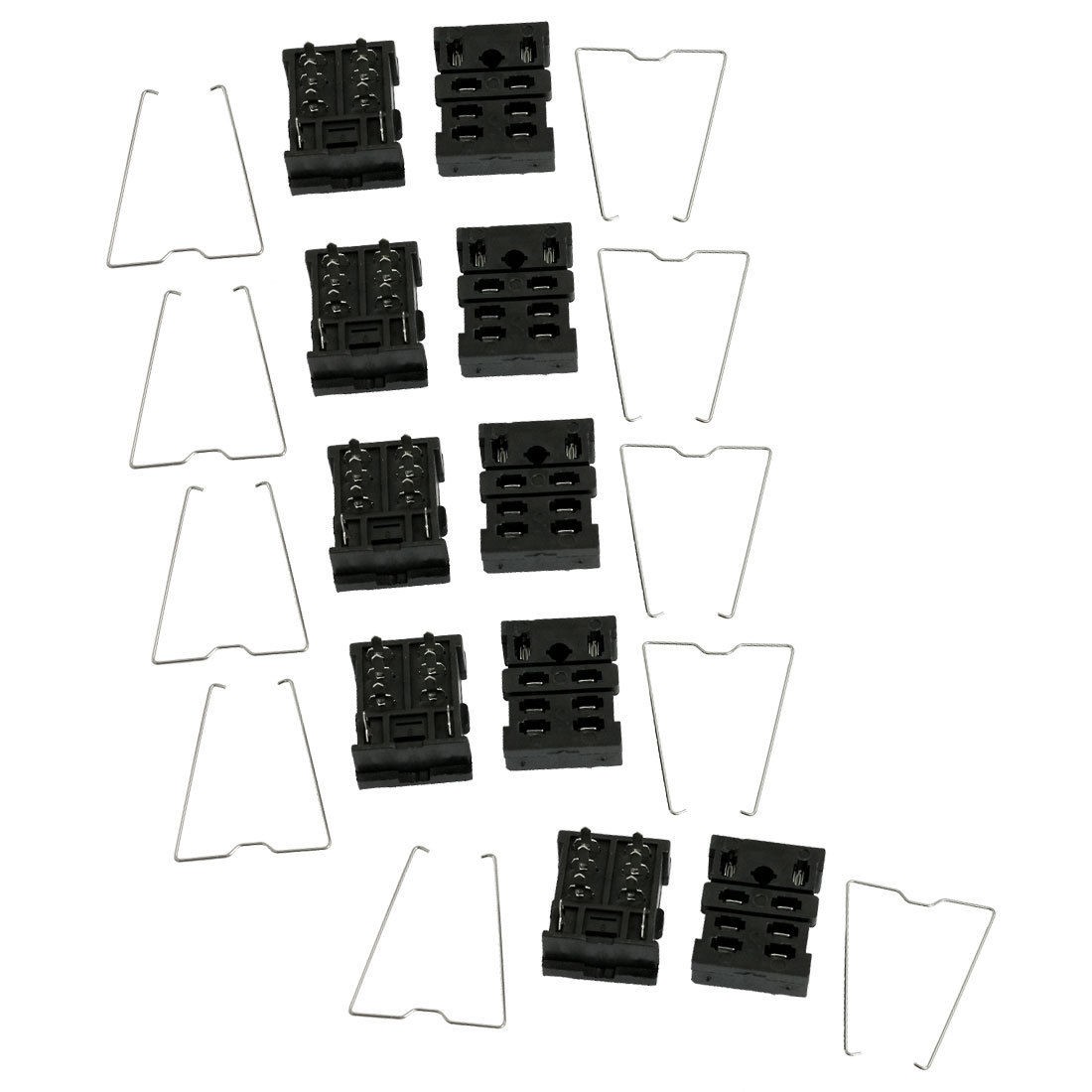 10 Pcs 8 Pin Terminals General Purpose Relay Socket 13F-2Z-A2