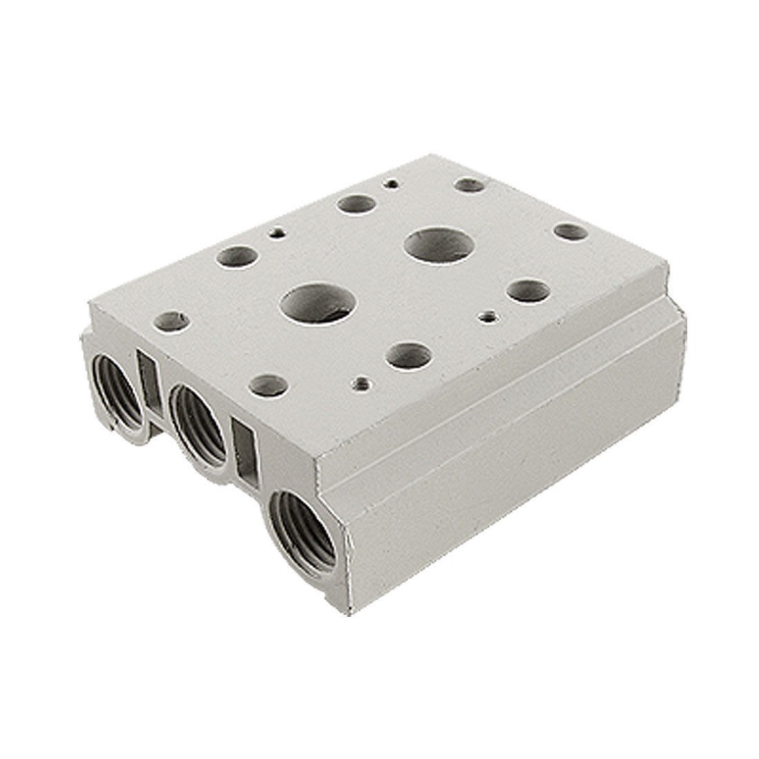 Rectangle Pneumatic 2 Stations Ceramic Electromagnetic Valve Base