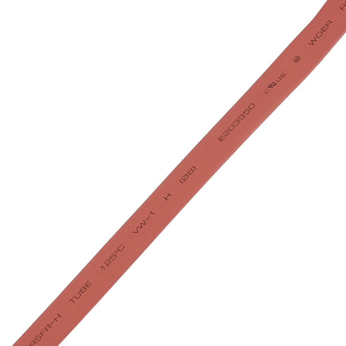 Heat Shrink Tubing Tube 8mm 5/16" Diameter Red 10M 32.8ft