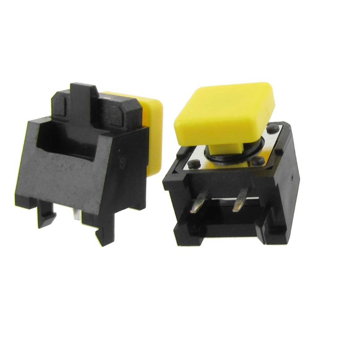 5x Momentary Tact Tactile Push Button Switch Right Angle 12 x 12mm x 9mm w Cap