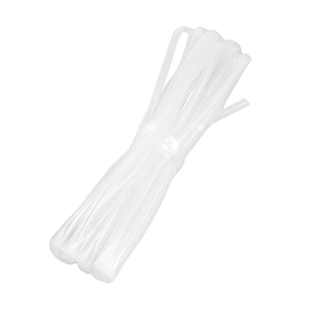 4.5mm Diameter Clear Polyolefin Heat Shrinking Tube 8M 26.2Ft