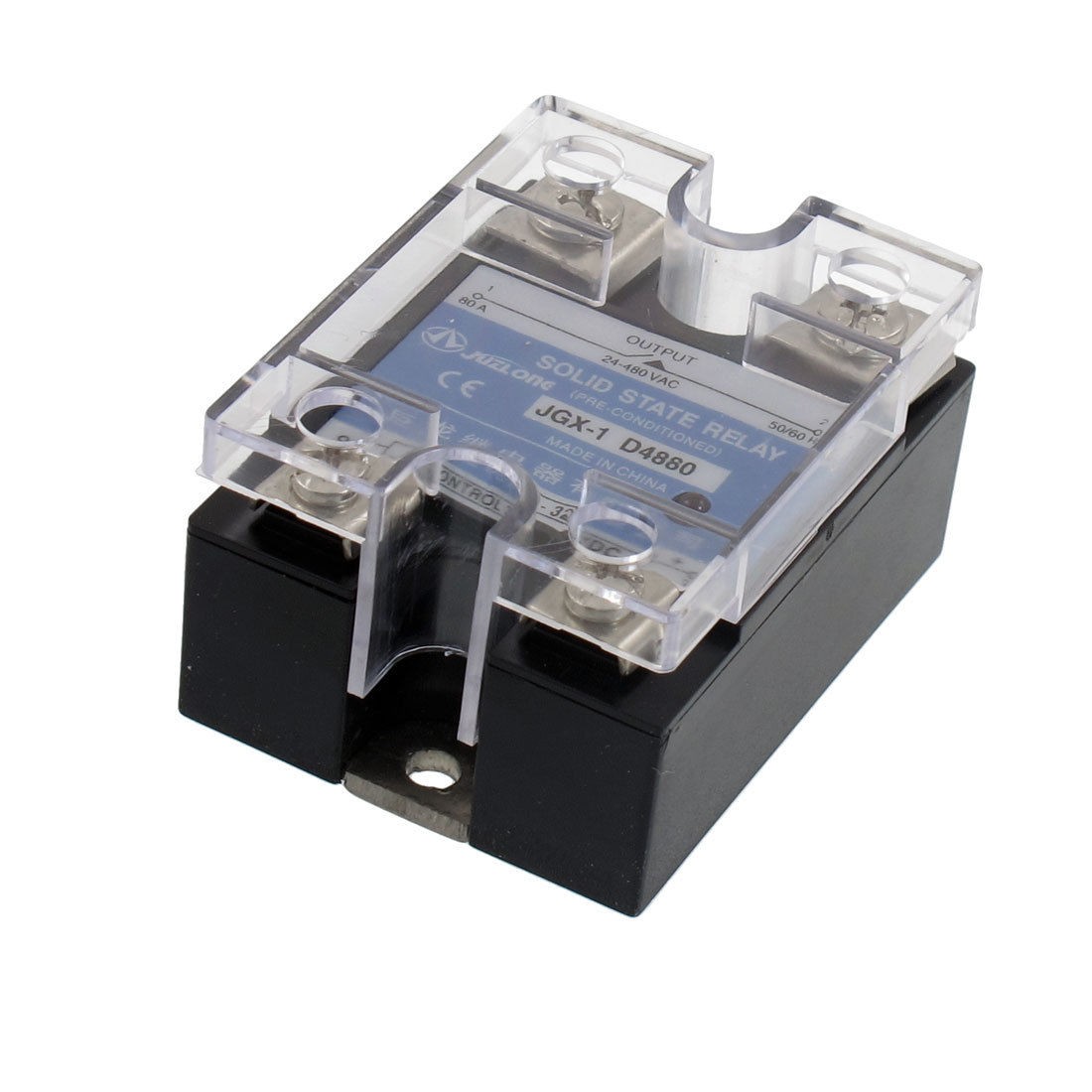 JGX-1 D4880 DC to AC Panel Mount Solid State Relay 80A 3-32VDC 24-480VAC