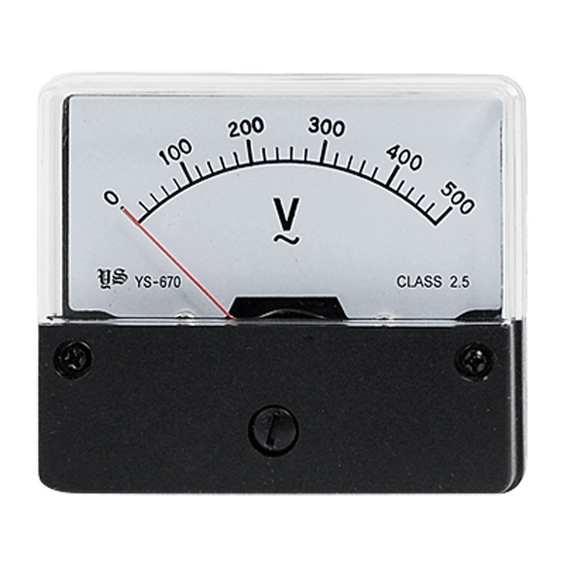 AC 0-500V Rectangle Analog Panel Meter Voltage Gauge