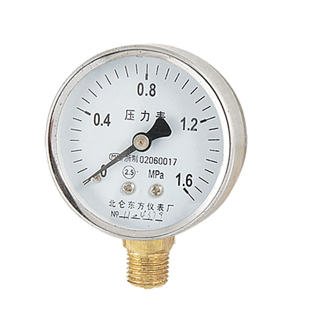 14mm Thread Dia Air Compressor Fittings Pressure Gauge