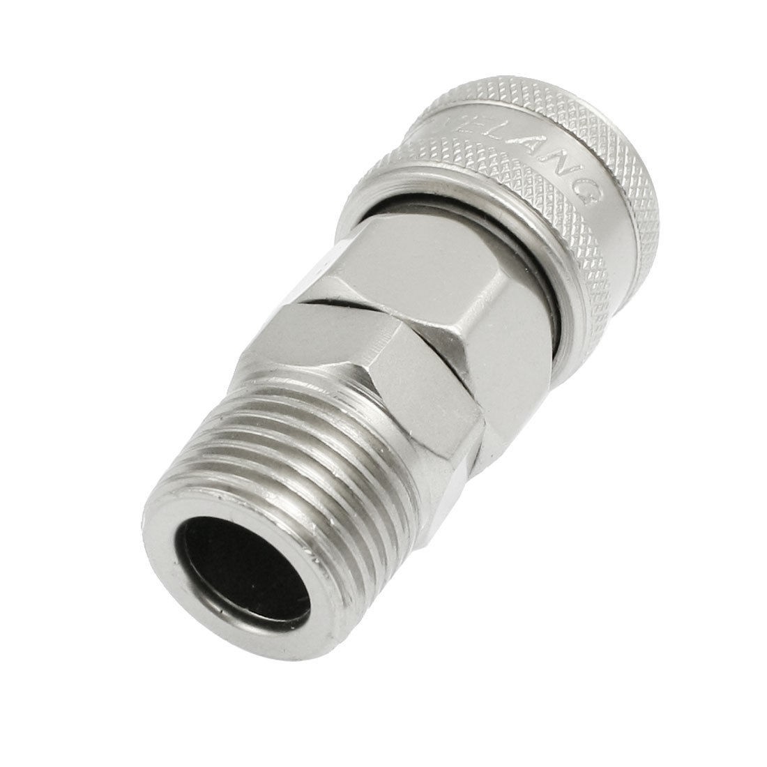 Air Pneumatic 20mm Male Thread to 12mm Tube Connector Quick Coupler